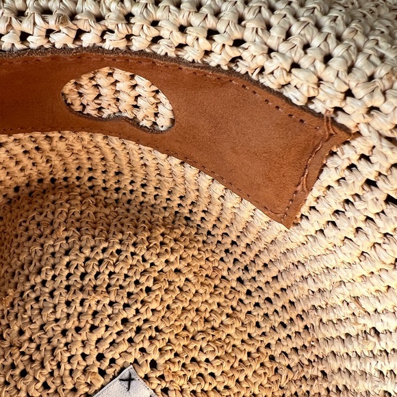 San Arcide Women's Raffia Hat Magnolia - Picture 4 of 5